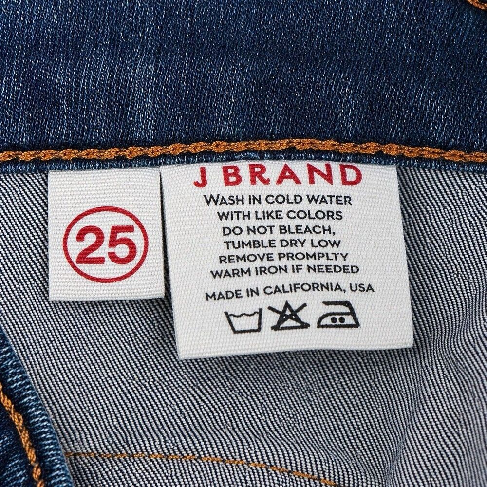 J Brand Super Skinny Jeans Women 25 Blue Starless Stretch Made in California USA - Picture 7 of 10